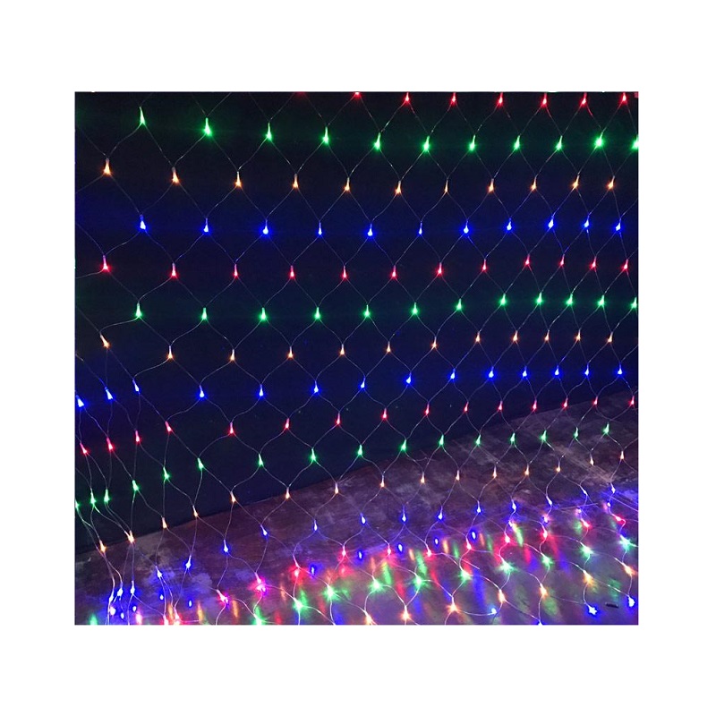 Χριστουγεννιάτικο δίχτυ με φωτάκια – 160 Led – RGB – 5831