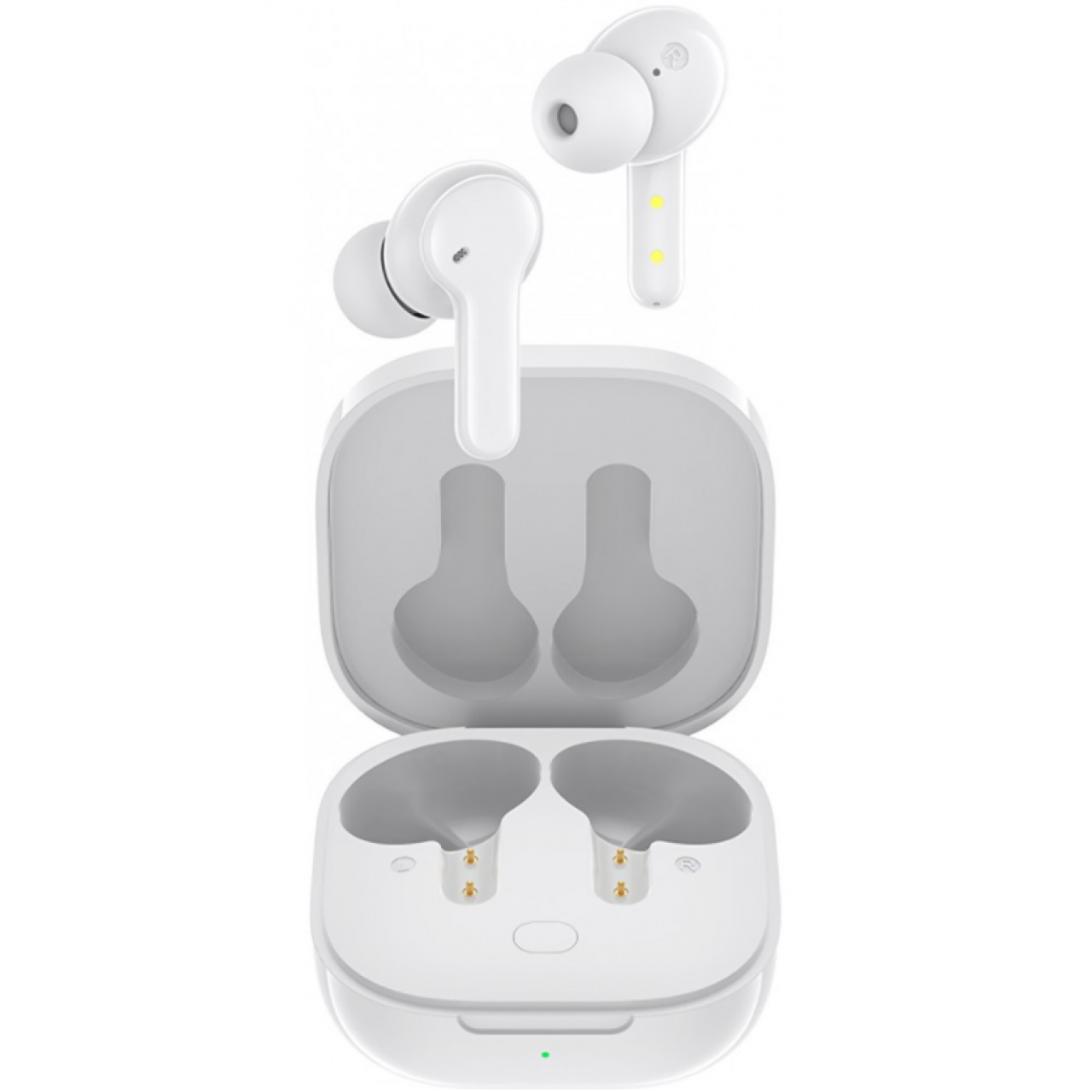 QCY T13 TWS WHITE Dual Driver 4-mic noise cancel. True Wireless Earbuds - Quick Charge 380mAh - 5858