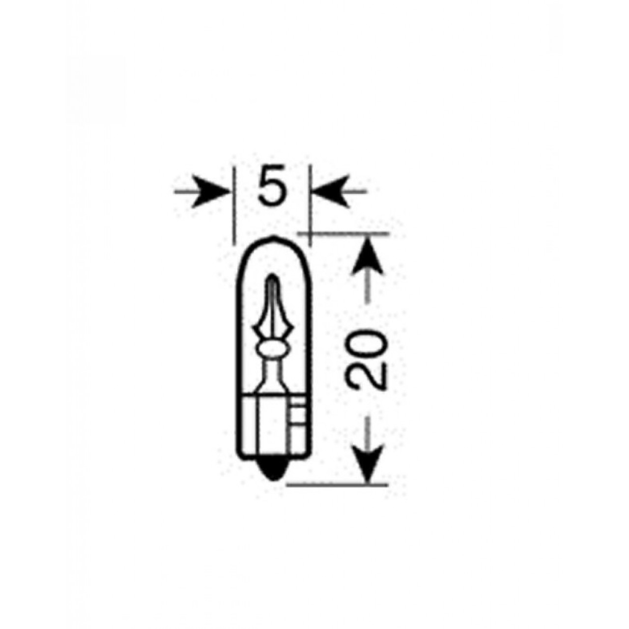 ΛΑΜΠΑΚΙΑ ΨΕΙΡΕΣ Τ5 12V/1.2W W2x4.6d - Κόκκινο - 6057