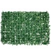 GloboStar® 78415 Artificial - Συνθετικό Τεχνητό Διακοσμητικό Πάνελ Φυλλωσιάς - Κάθετος Κήπος Πυξάρι Πράσινο Μ60 x Υ40 x Π4cm - 6374