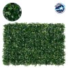 GloboStar® 78415 Artificial - Συνθετικό Τεχνητό Διακοσμητικό Πάνελ Φυλλωσιάς - Κάθετος Κήπος Πυξάρι Πράσινο Μ60 x Υ40 x Π4cm - 6374