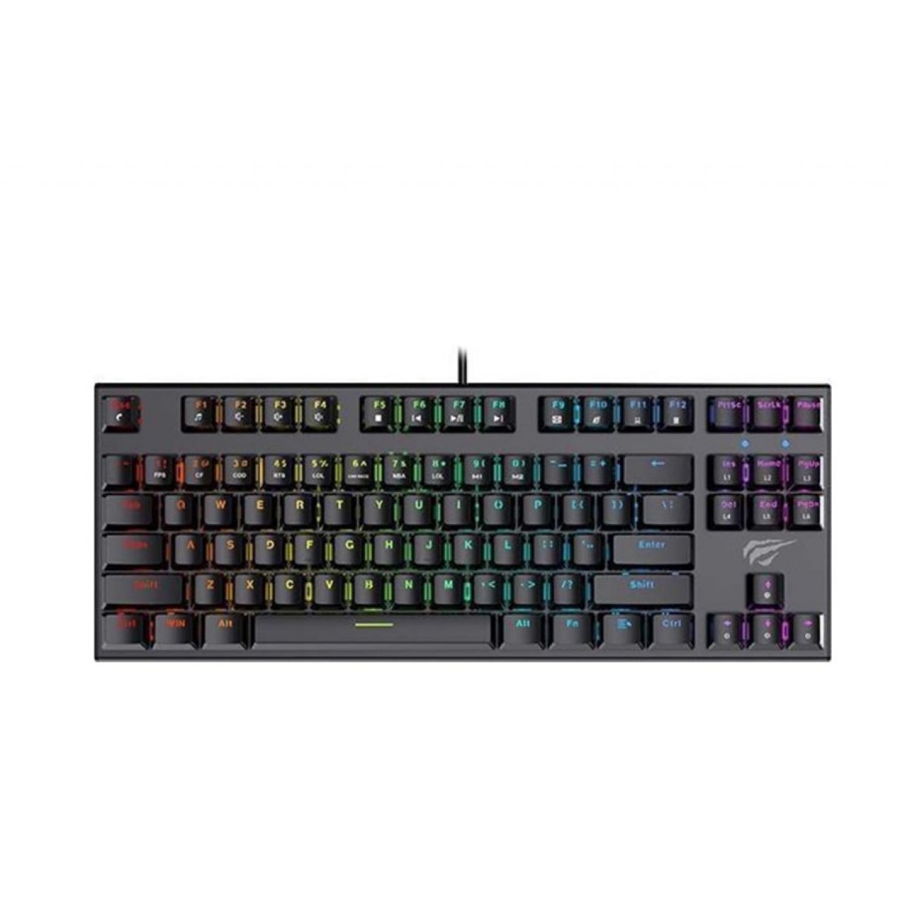 Gaming πληκτρολόγιο - Havit KB869L - 6400 Gaming πληκτρολόγιο - Havit KB869L - 6400