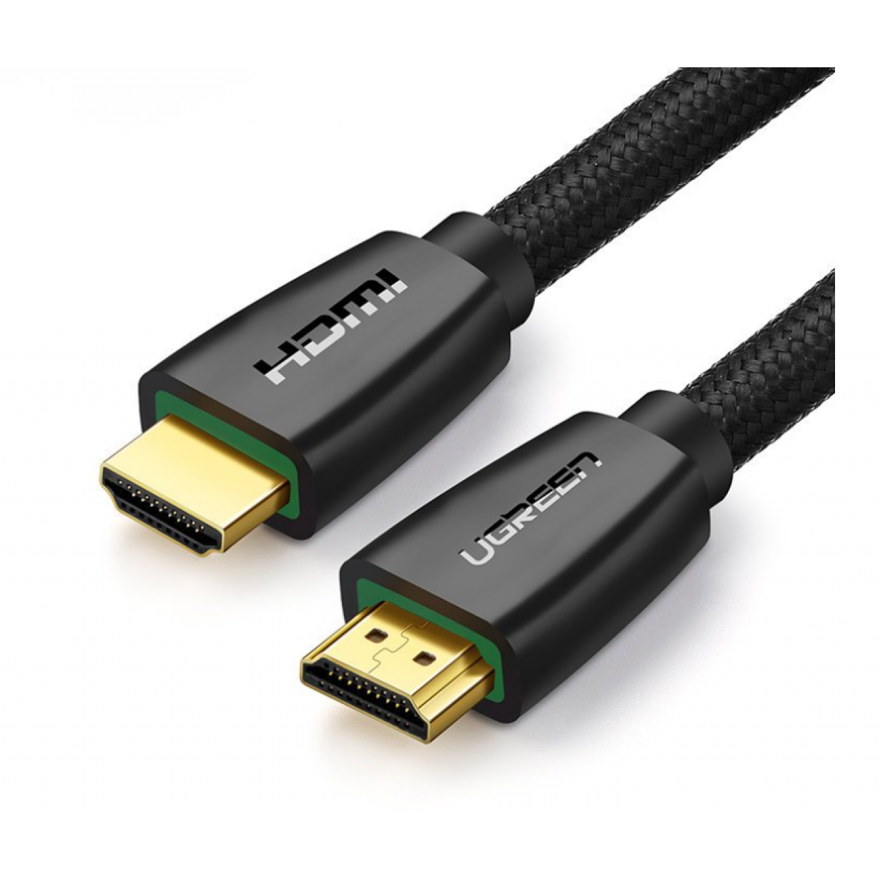 Καλώδιο HDMI Ugreen High End 2.0 nylon braided cable 4K 60Hz 3D 18 Gbps HDR ARC Ethernet (HEC) 48 bit 1.5m - 5217 - Μαύρο