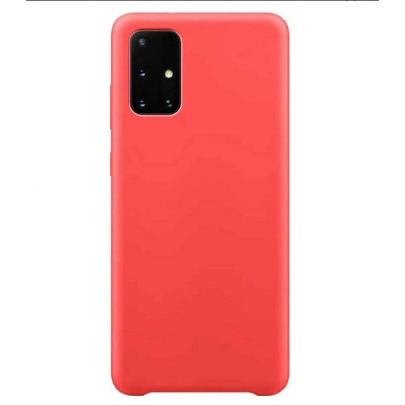Θήκη για Samsung Galaxy S21 Soft Flexible Rubber Back Cover Σιλικόνης - 5984 - Κόκκινο - OEM