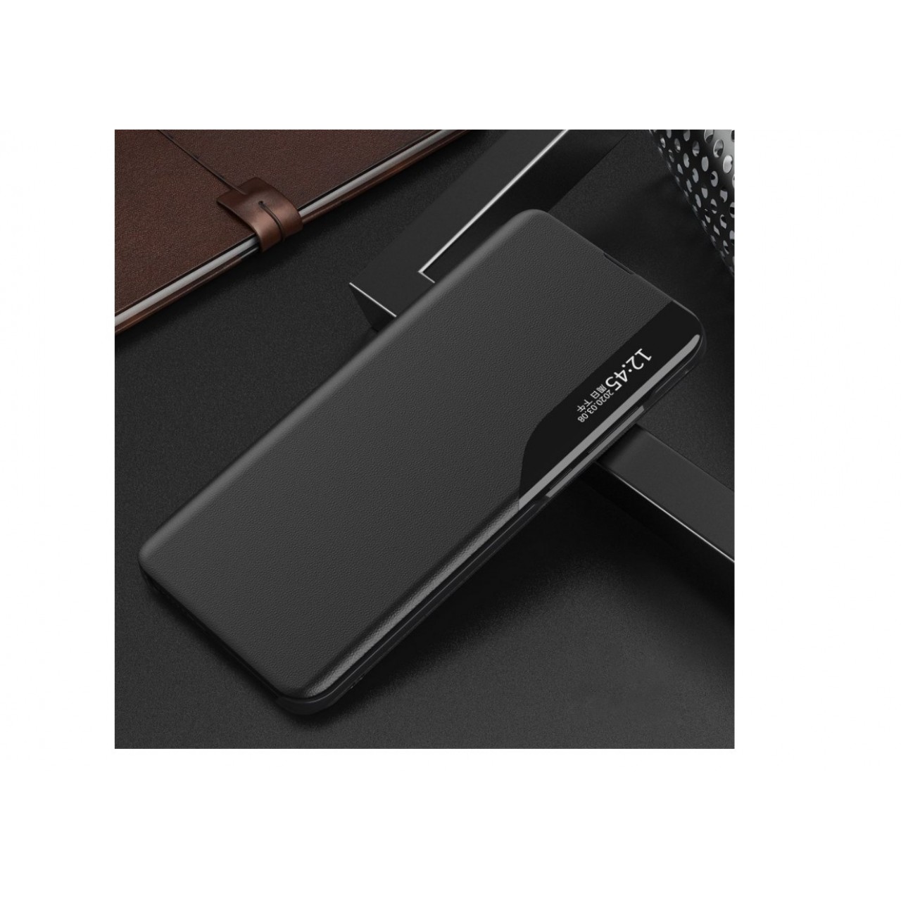 Θήκη Samsung Galaxy A32 5G Eco Leather View Book Δερματίνης  - 5992 - Μαύρο - OEM