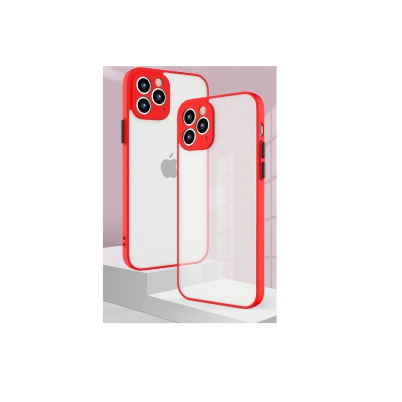 Θήκη iPhone 11 Pro Milky Flexible Back Cover Σιλικόνης  - 5997 - Κόκκινο - OEM