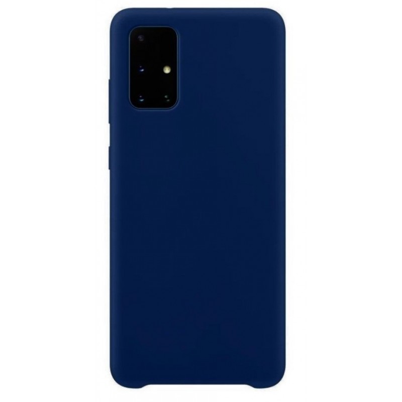 Θήκη για Samsung Galaxy S21 Ultra 5G Soft Flexible Rubber Back Cover Σιλικόνης - 6004 - Σκούρο Μπλε - OEM