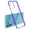 Θήκη Samsung Galaxy A32 4G Σιλικόνης TPU με Χρωματιστό Πλαίσιο - 6026 - Μπλε - OEM