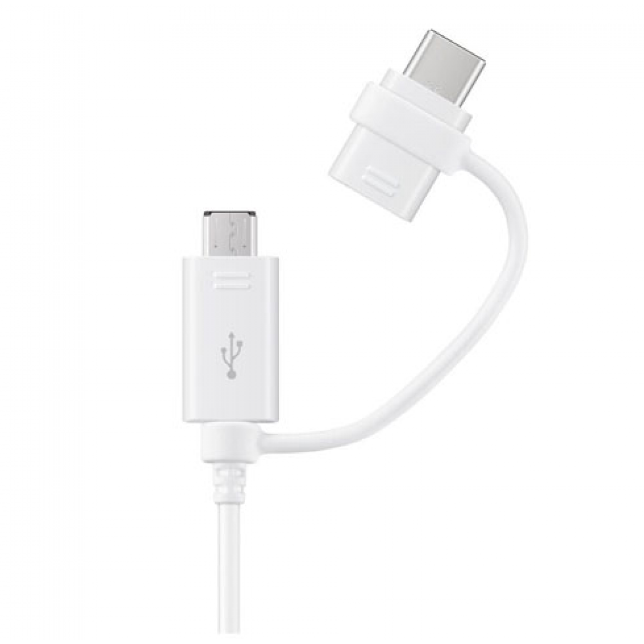 Samsung Καλώδιο USB σε Type-C/micro USB Original (BULK) - 3951 - Λευκό