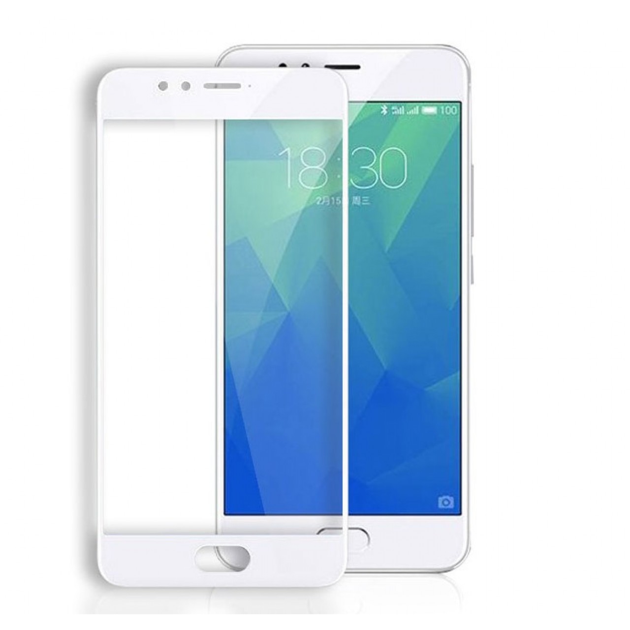 Tempered Glass (Τζάμι) - Προστασία Οθόνης για Meizu M5 Note 2.5D - 4289 - Λευκό - OEM