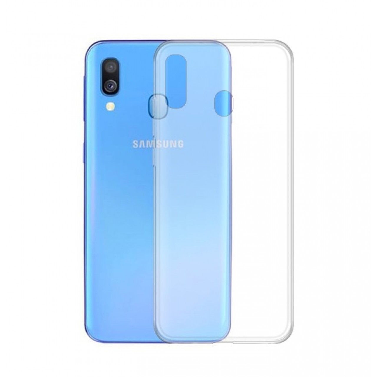 Θήκη Samsung Galaxy A40 Σιλικόνης TPU Slim - 4813 - Διάφανο - ΟΕΜ