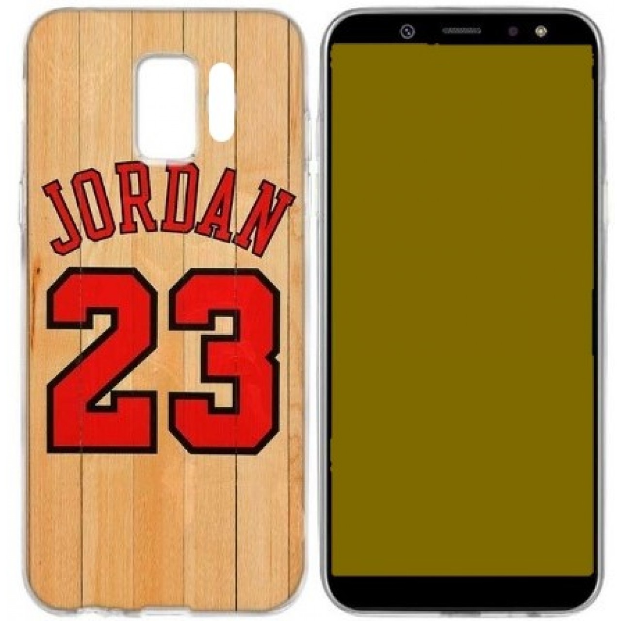 Θήκη Samsung Galaxy J4 2018 Σιλικόνης TPU Michael Jordan - 4320 - Κίτρινο - OEM