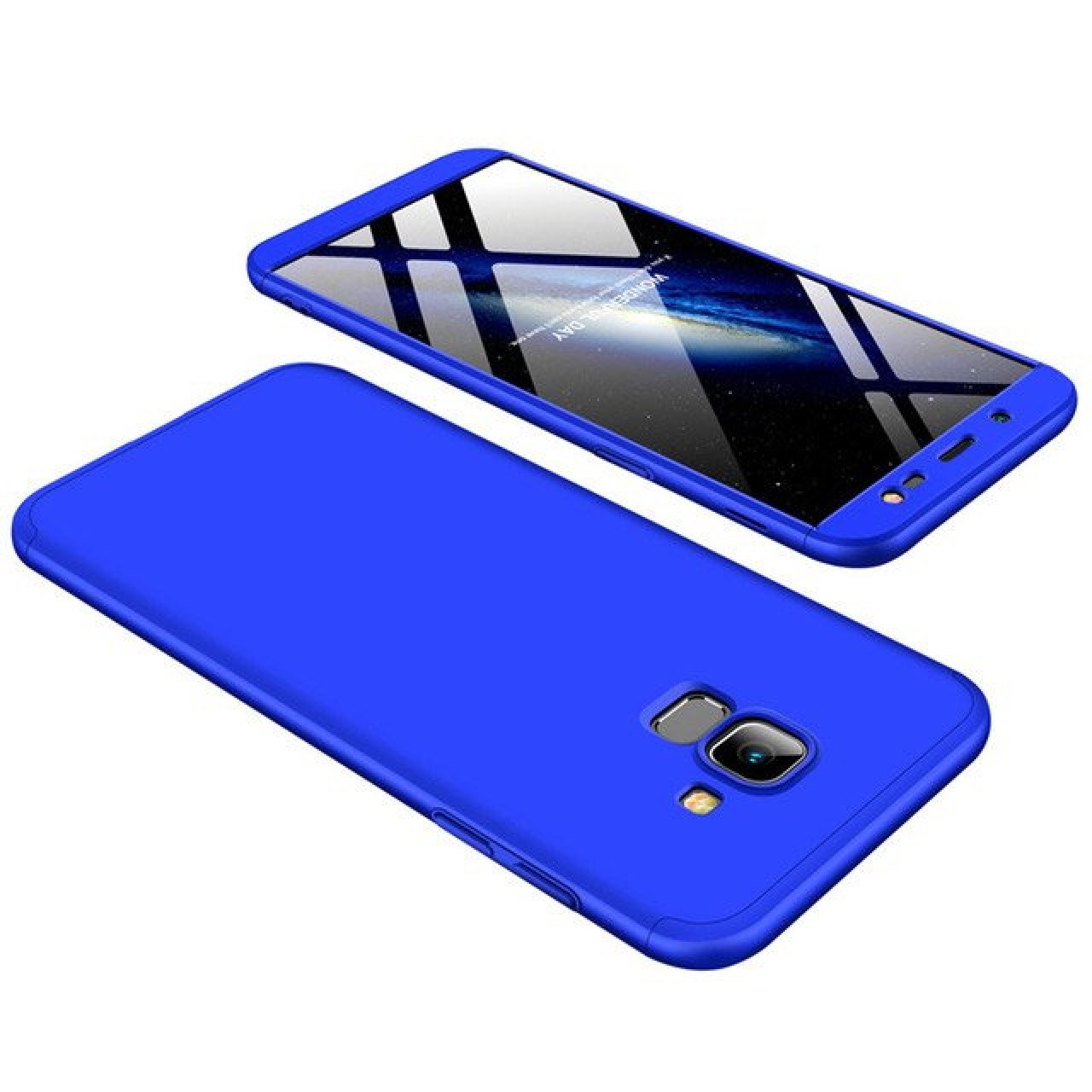 Θήκη Samsung Galaxy J6 2018 Full Body GKK 360° Σκληρή Πλαστική - 4521 - Μπλε - ΟΕΜ