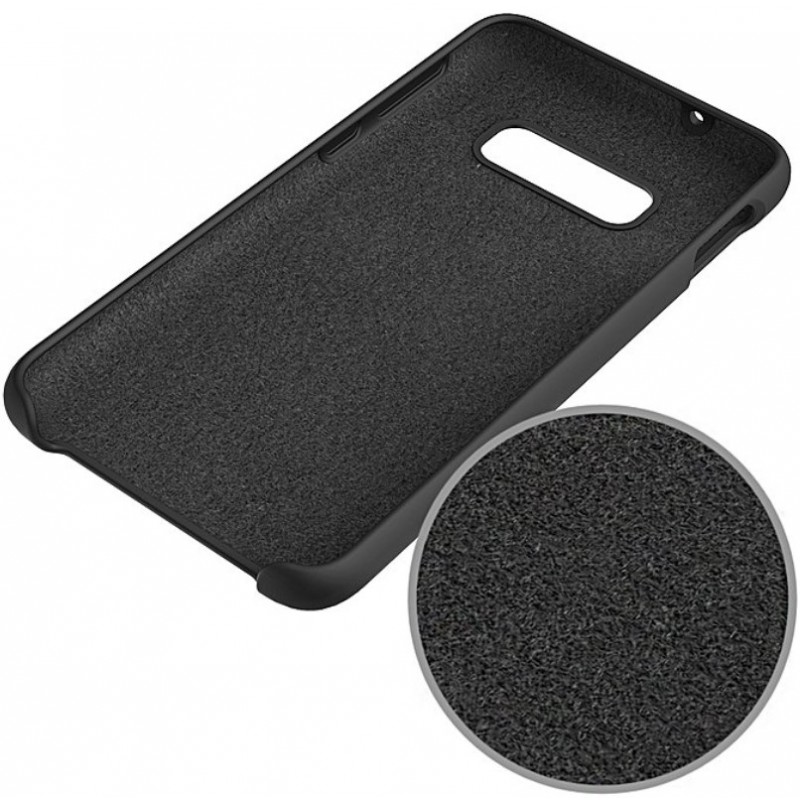 Θήκη Samsung Galaxy S10 G973 Silicone soft-touch cover - 4679 - Μαύρο - ΟΕΜ