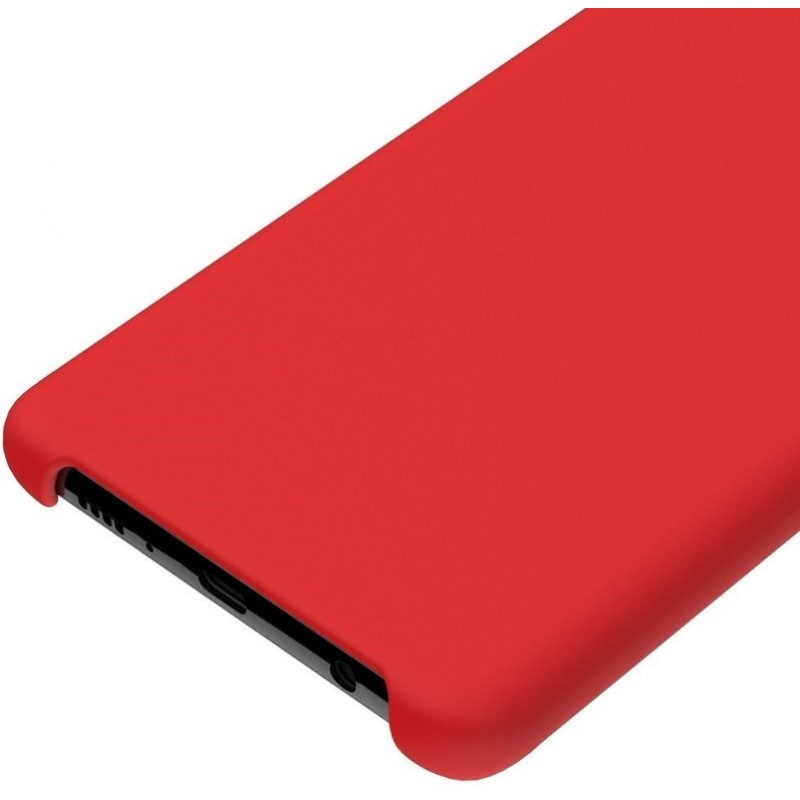 Θήκη Samsung Galaxy S10 PLUS G975 Silicone soft-touch cover - 4687 - Κόκκινο - ΟΕΜ