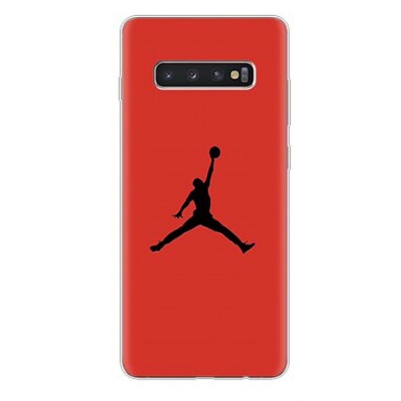 Θήκη Samsung Galaxy S10 PLUS G975 Σιλικόνης TPU Flyman - 4774 - Κόκκινο - ΟΕΜ