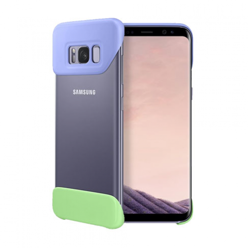 Θήκη Samsung Galaxy S8 (G950) Δυο τεμαχίων Βιολετί/Πράσινο - 3820