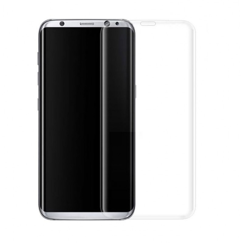 Tempered Glass (Τζάμι) - Προστασία Οθόνης για Samsung Galaxy S8 0.30mm 9H Full Cover 3D Curved Edge - 4739 - Διάφανο - OEM
