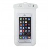 θήκη Universal Αδιάβροχη Πλαστική για κινητό έως 6 ίντσες - 4762 - Λευκό - OEM