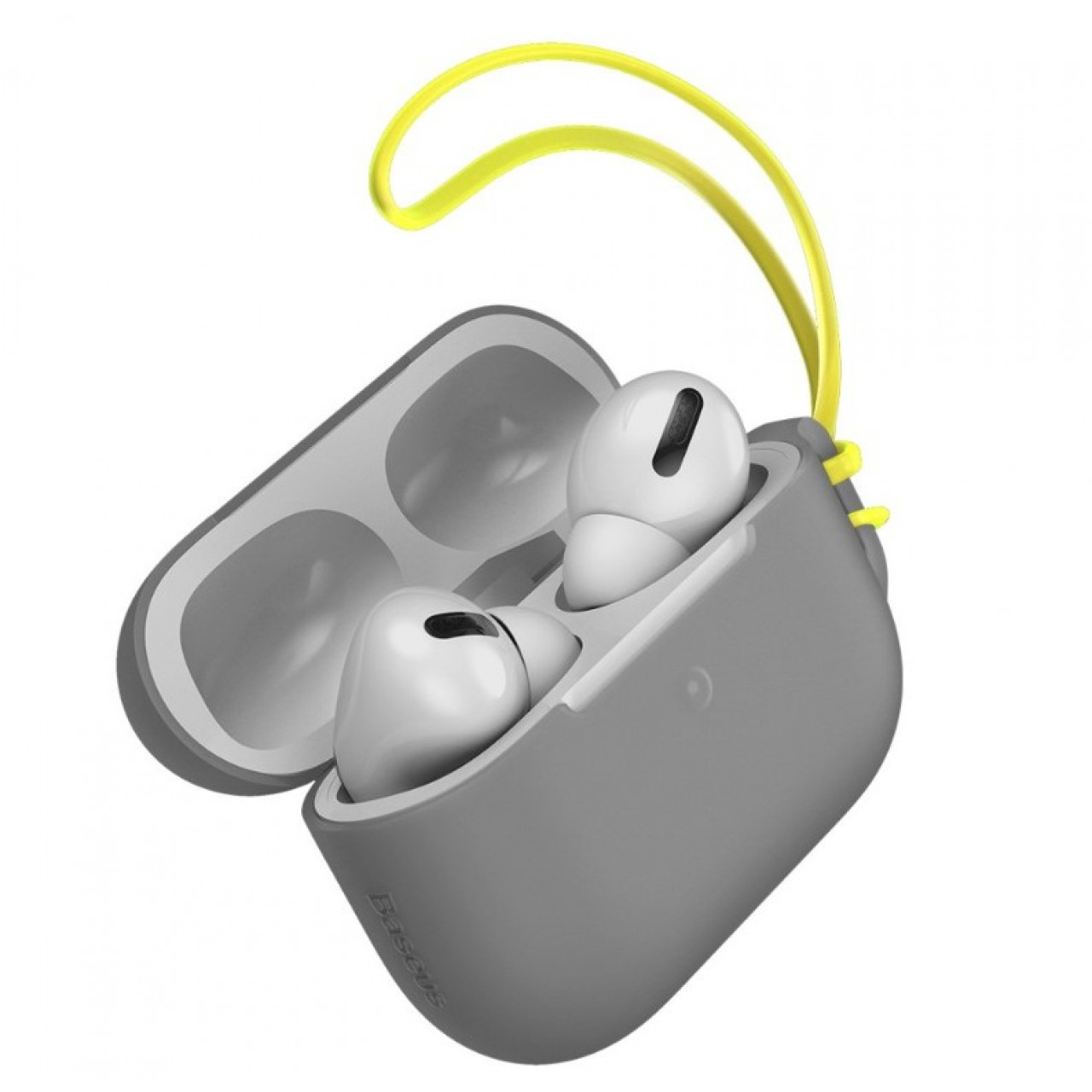 Θήκη για AirPods Pro Σιλικόνης Gel Protector - 4955 - Γκρι - Baseus