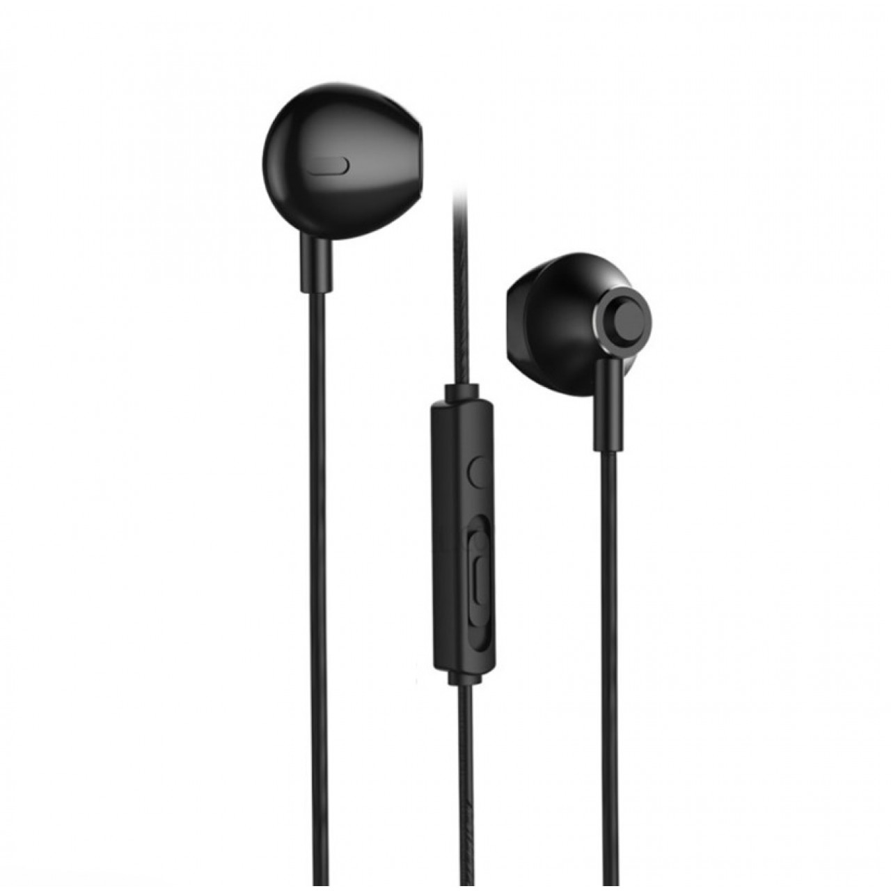 Ακουστικά Remax RM-711 Earphones Earbuds Headphones Remote Control and Microphone - 4960 - Μαύρο