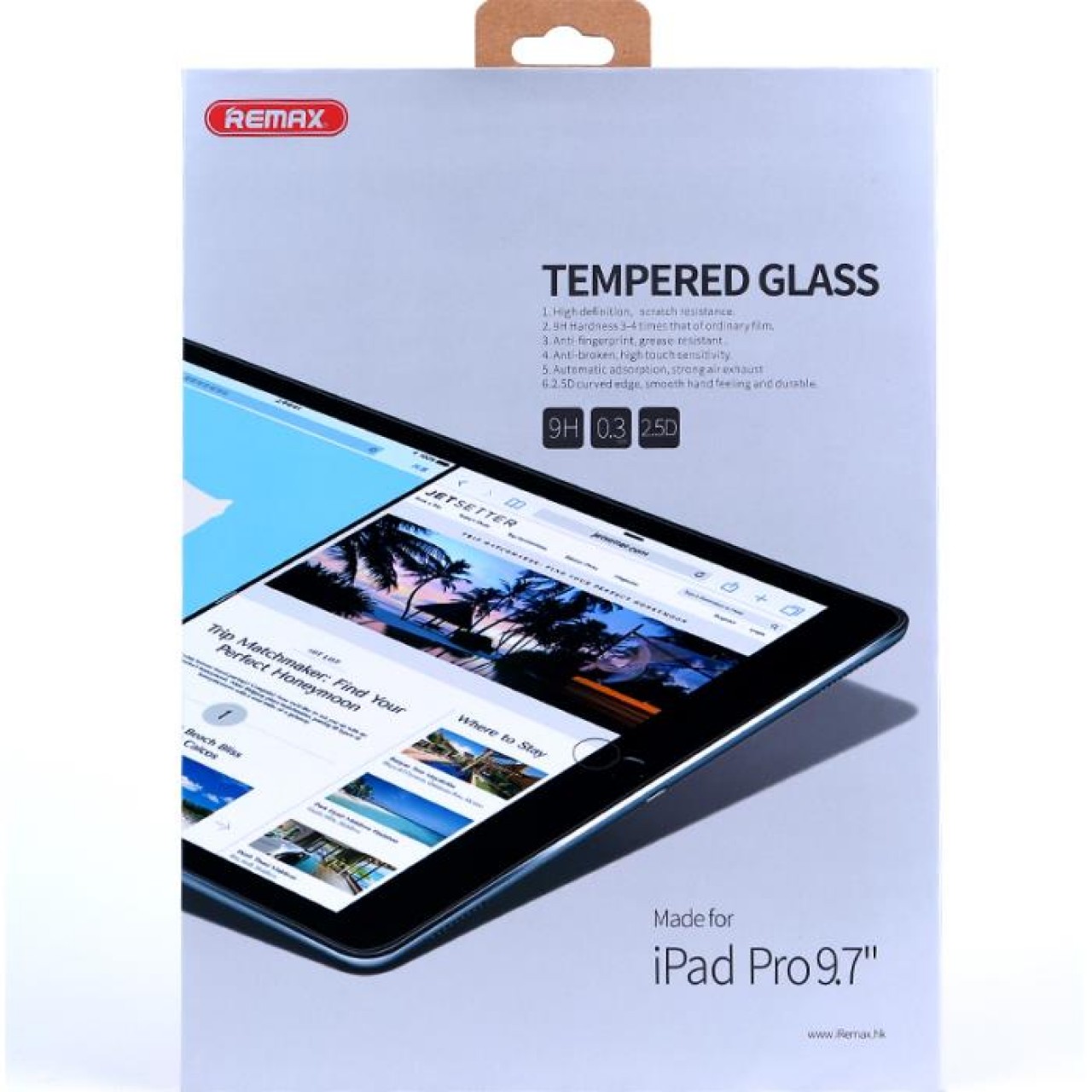 Tempered Glass Remax For iPad Pro 9.7