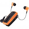 Retractable Bluetooth Headset with vibrator iXchange UA28FZV Orange