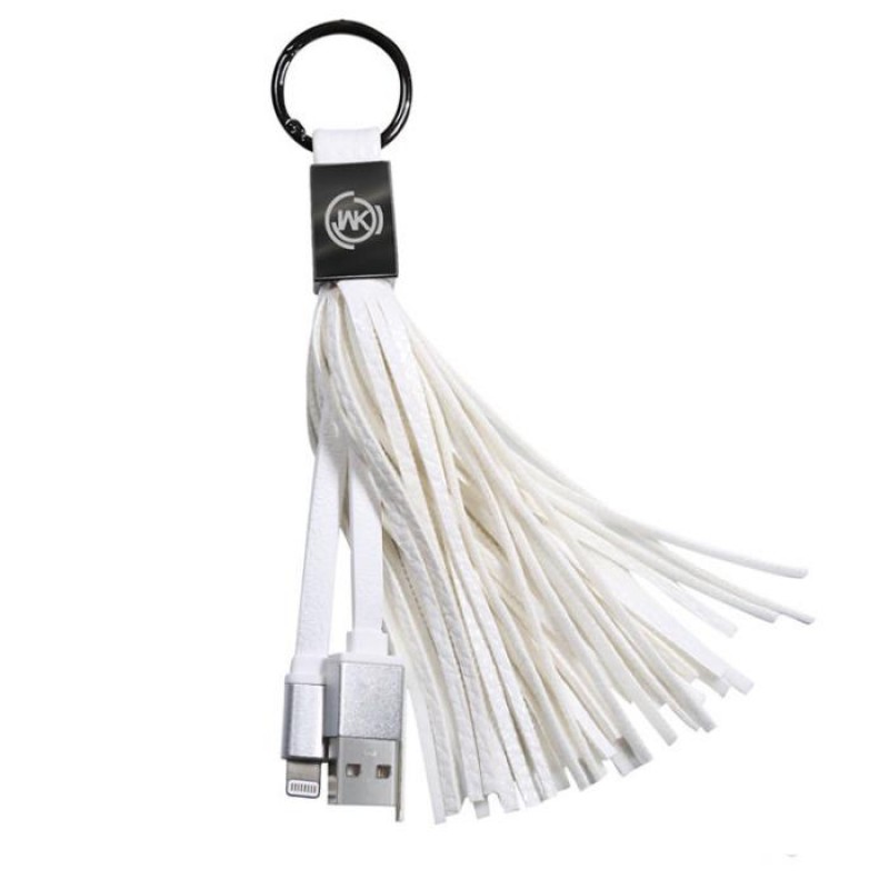 Tassels Ring Cable WK Micro WDC-011 White 2.1A