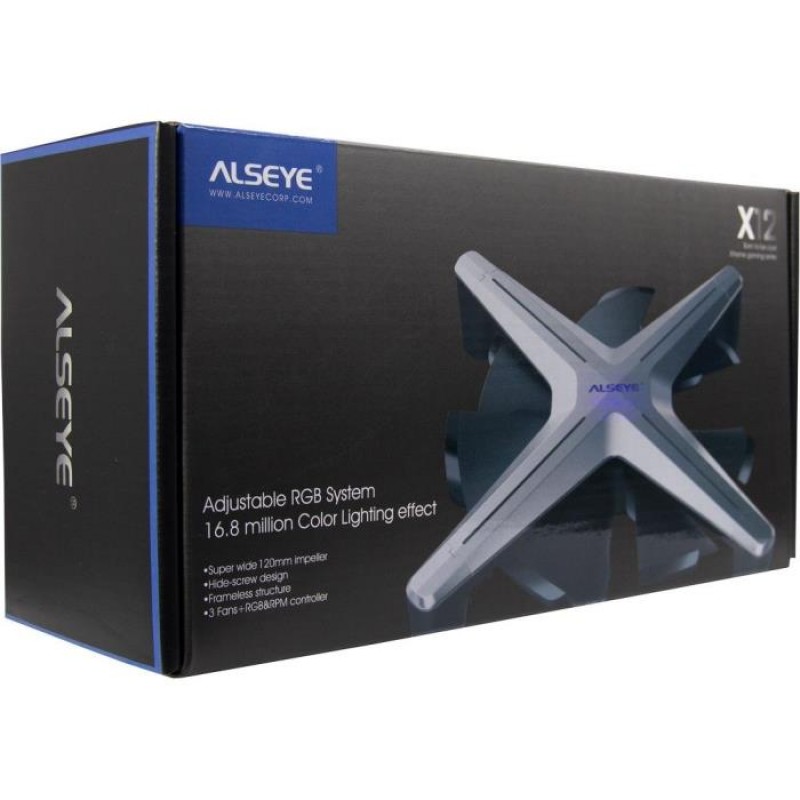 Case Cooler 12cm RGB-Fan Kit Alseye X12