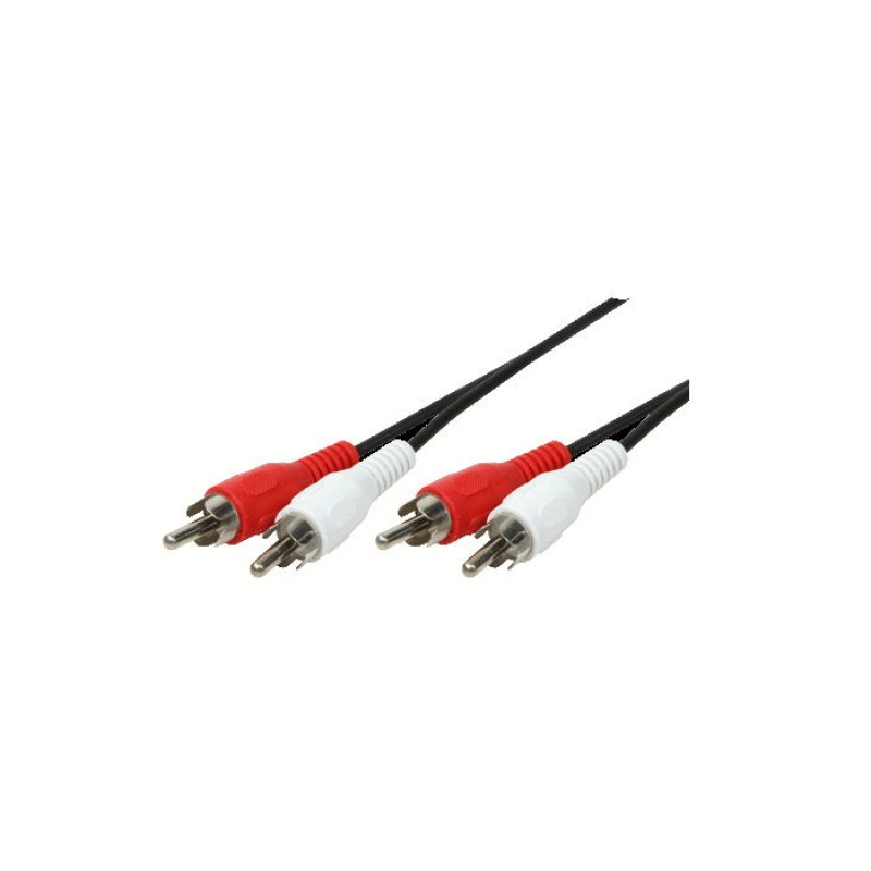Cable Audio 2xRCA M/M 2.5m Logilink CA1039