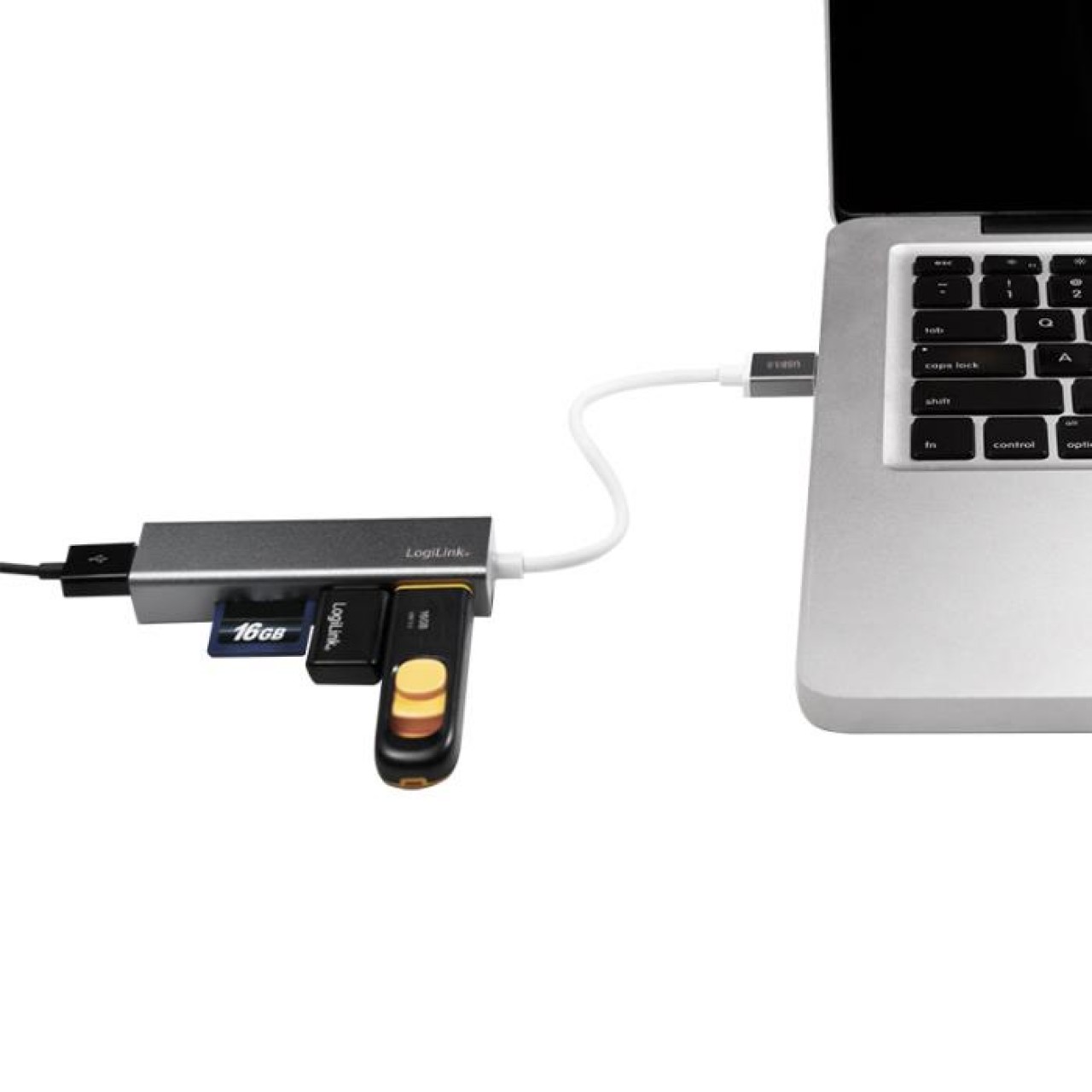 Hub USB 3.0 with Card Reader Logilink UA0306 - 4052792048575 Hub USB 3.0 with Card Reader Logilink UA0306