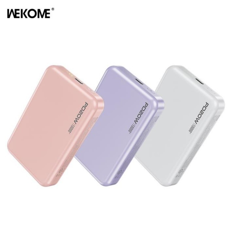 Power Bank Magnetic Wireless WK 10000mAh 20W PDx1 Pink WP-45