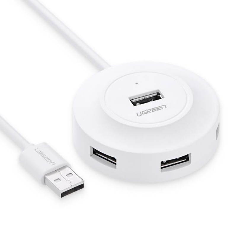 Hub USB 2.0 UGREEN CR106 White 20270
