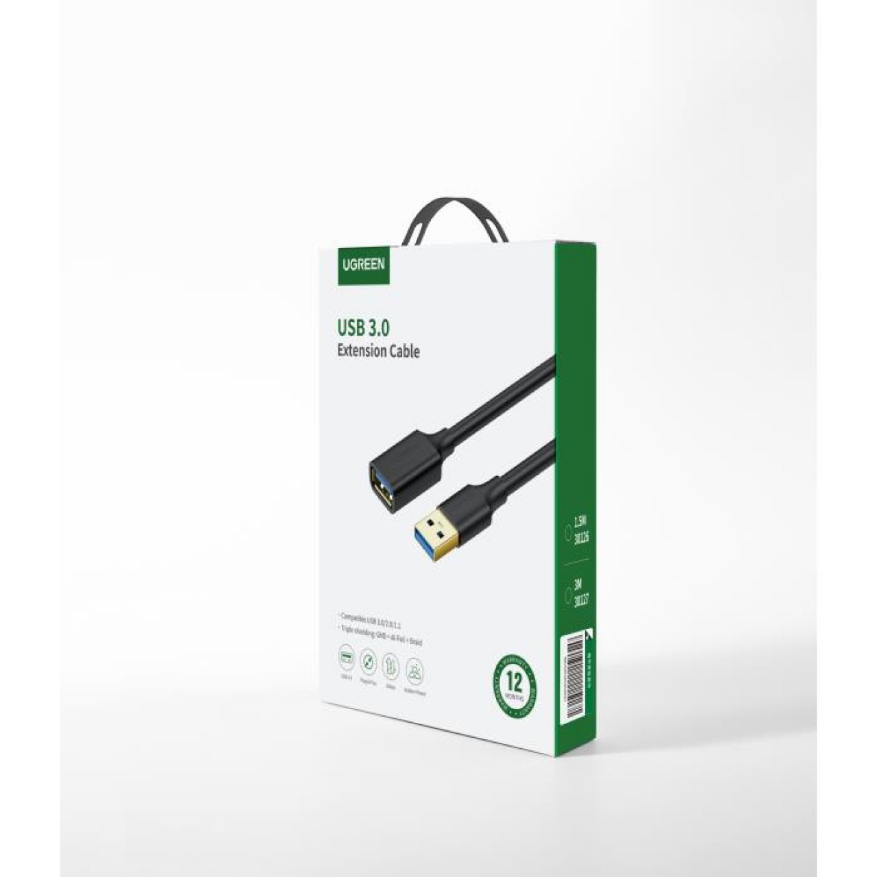 Cable USB 3.0 M/F 2m UGREEN US129 10373