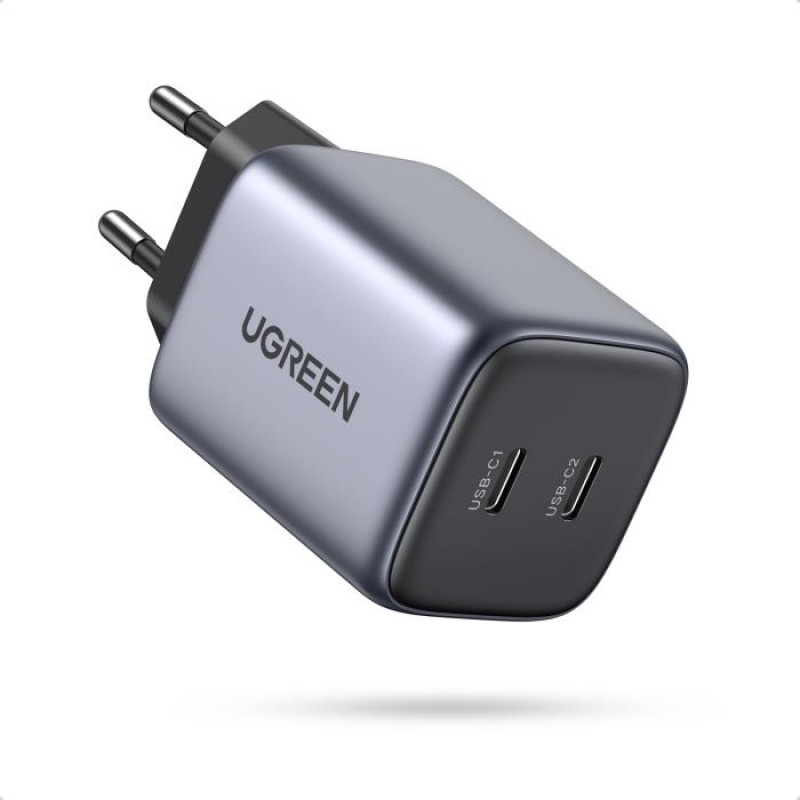Charger GaN UGREEN CD294 45W Dual PD Space Gray 90573