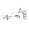 Φορτιστής Αναπτήρα με διπλό USB PLUG-IN EVO 90 μοίρες 12/24V 2,5A