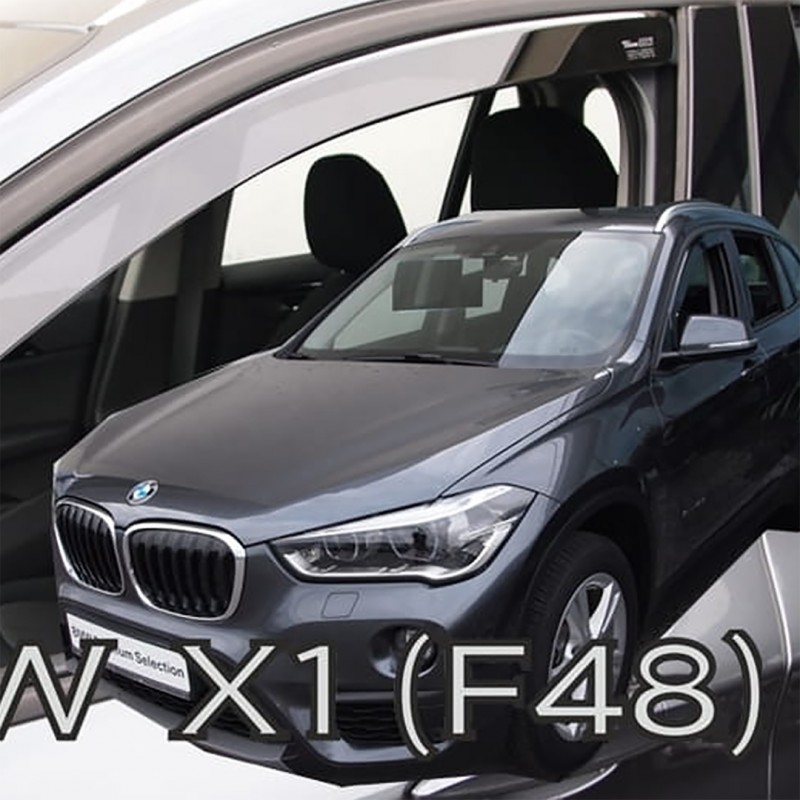 BMW X1 F48 5D 2015-2021 ΖΕΥΓΑΡΙ ΑΝΕΜΟΘΡΑΥΣΤΕΣ ΑΠΟ ΕΥΚΑΜΠΤΟ ΦΙΜΕ ΠΛΑΣΤΙΚΟ HEKO - 2 ΤΕΜ.