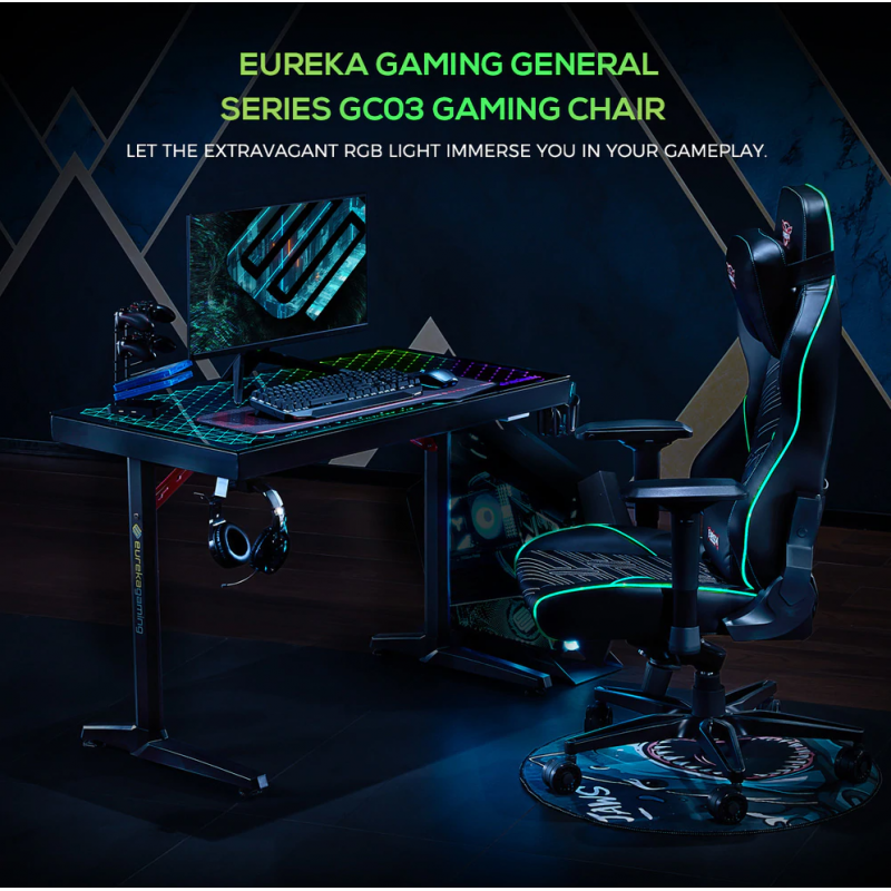 Gaming Καρέκλα - Eureka Ergonomic® ERK-YYK-GC-03