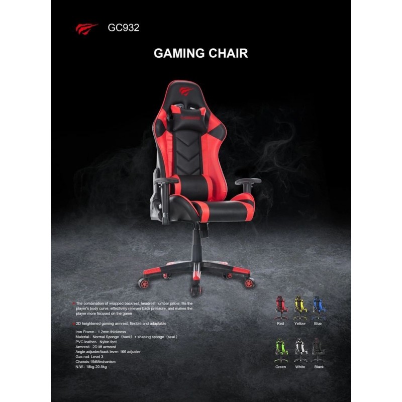 Gaming Καρέκλα - Gamenote GC932 BLACK/BLUE