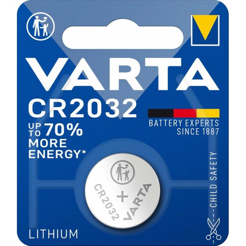 Varta Κουμπί Λιθίου CR2032 (1τμχ)