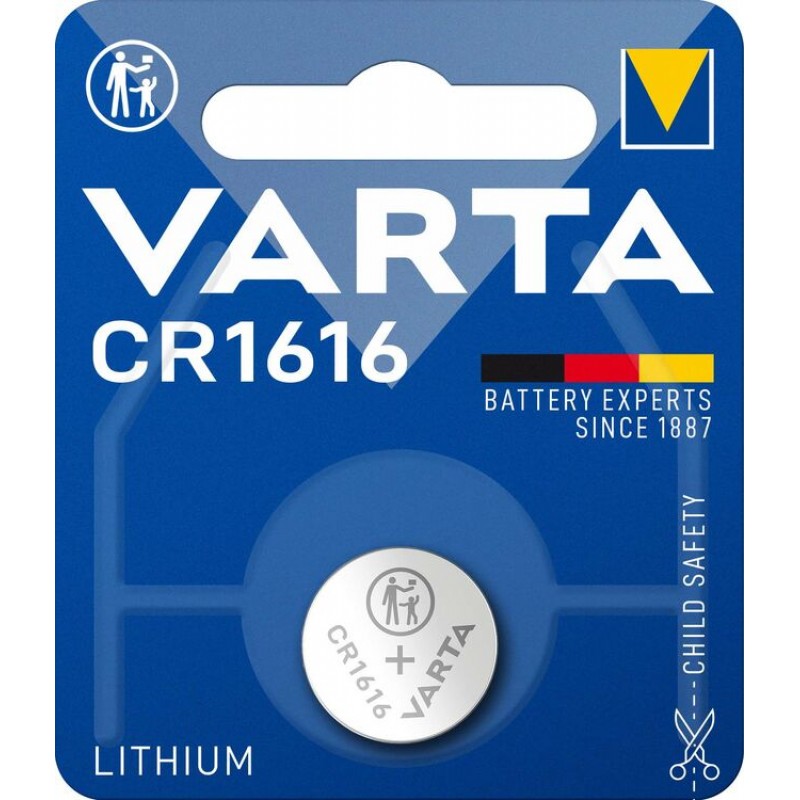 Varta Κουμπί Λιθίου CR1616 (1τμχ)