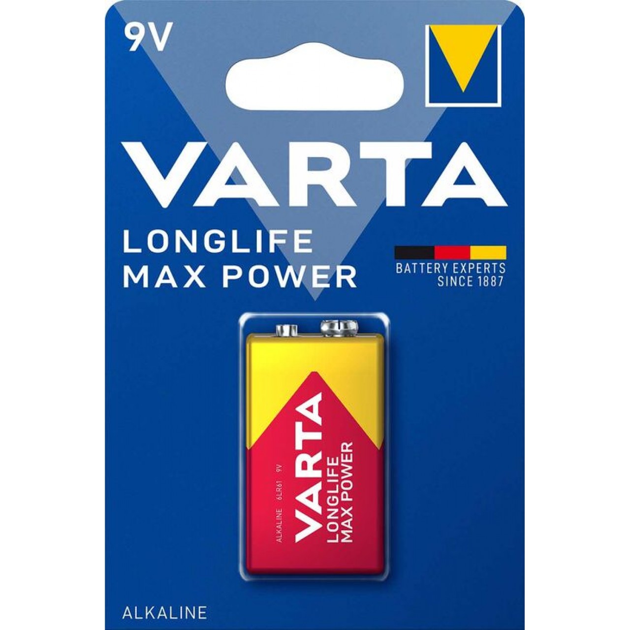 Varta Longlife Max 9V  6LR61 (1τμχ)