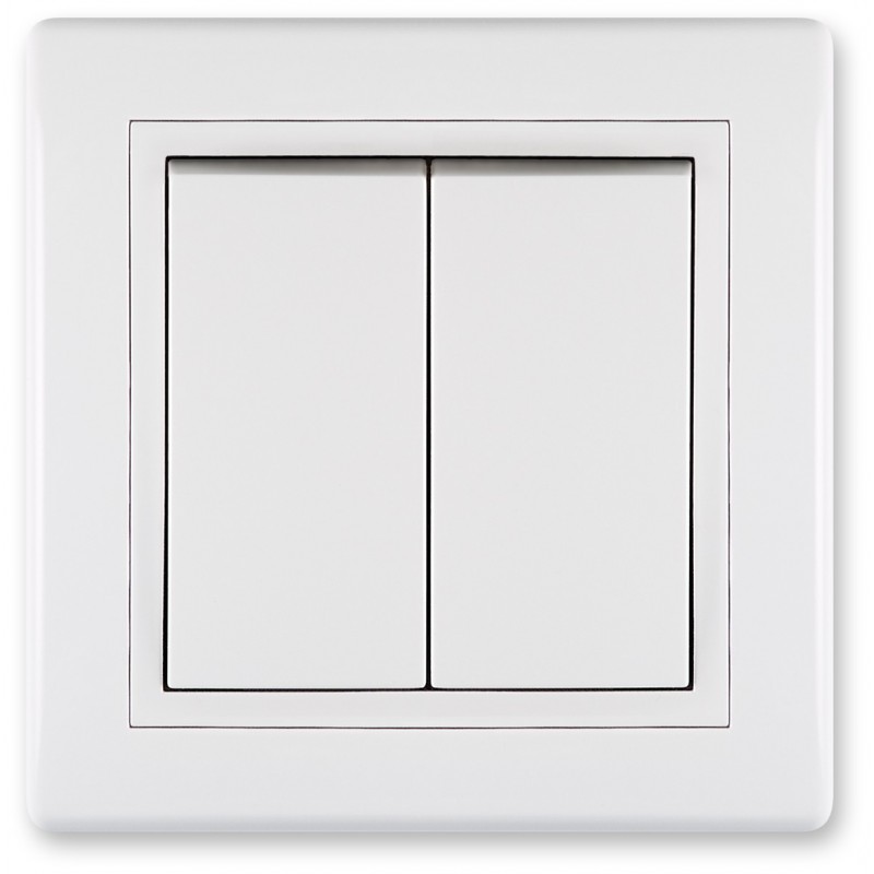 PRESTIGE Alternative switch, white without interframe