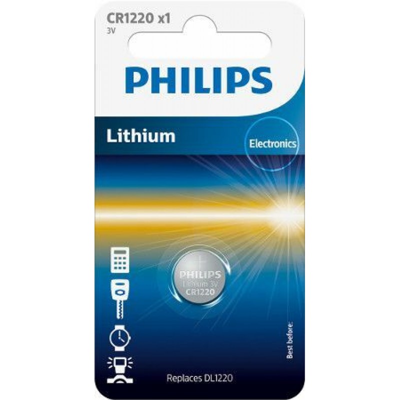 Philips Κουμπί Λιθίου CR1220 (1τμχ)