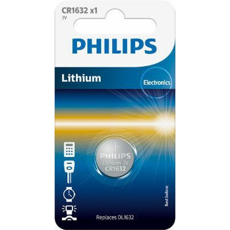 Philips Κουμπί Λιθίου CR1632 (1τμχ)