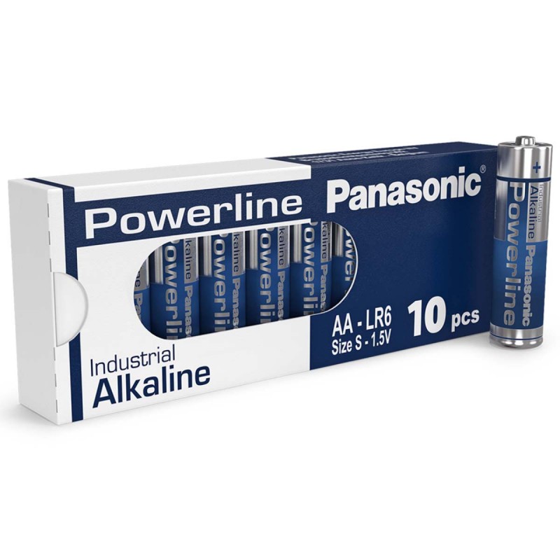 Panasonic Powerline AA LR6AD Industrial Batteries | Box of 10