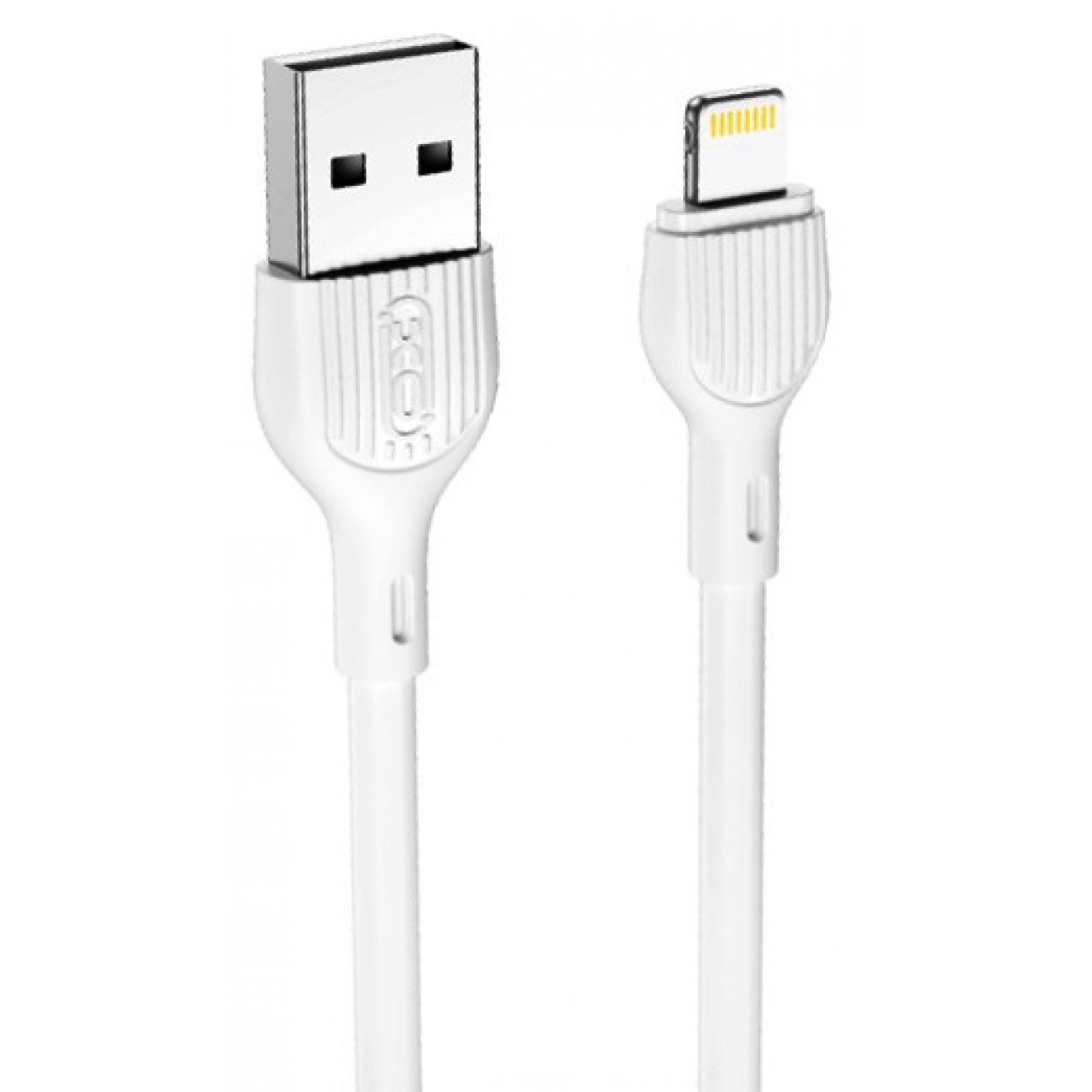 XO NB200 2.1A USB Καλώδιο Lightning 1.0μ Άσπρο