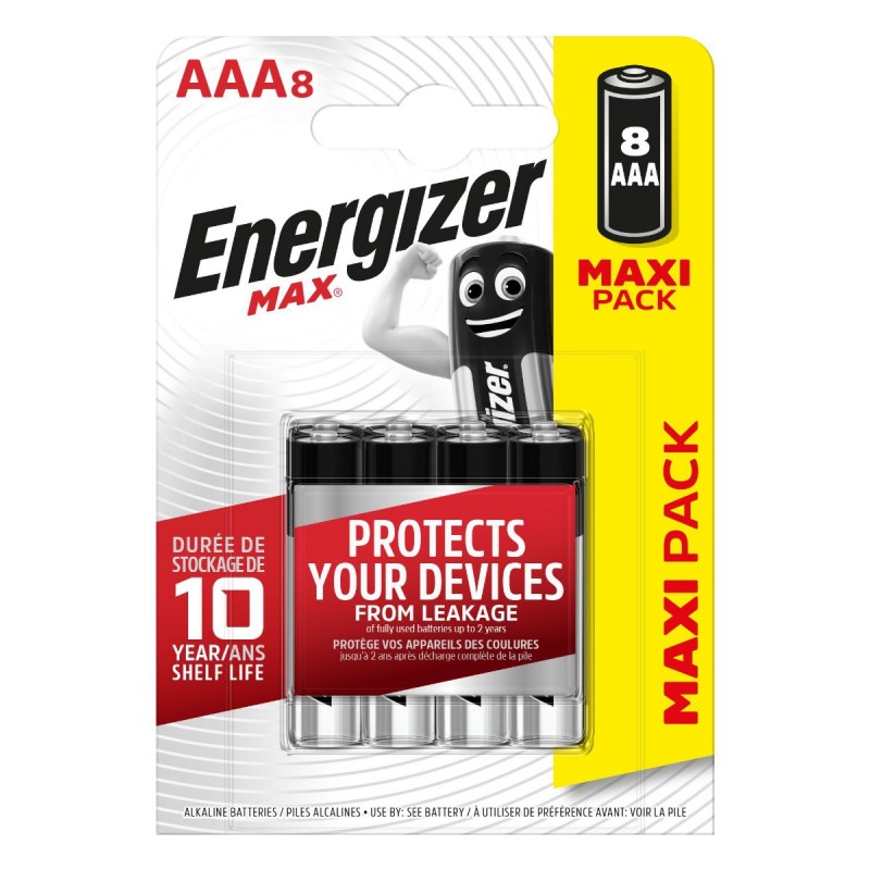 Energizer Max Alkaline AAΑ (BL8)