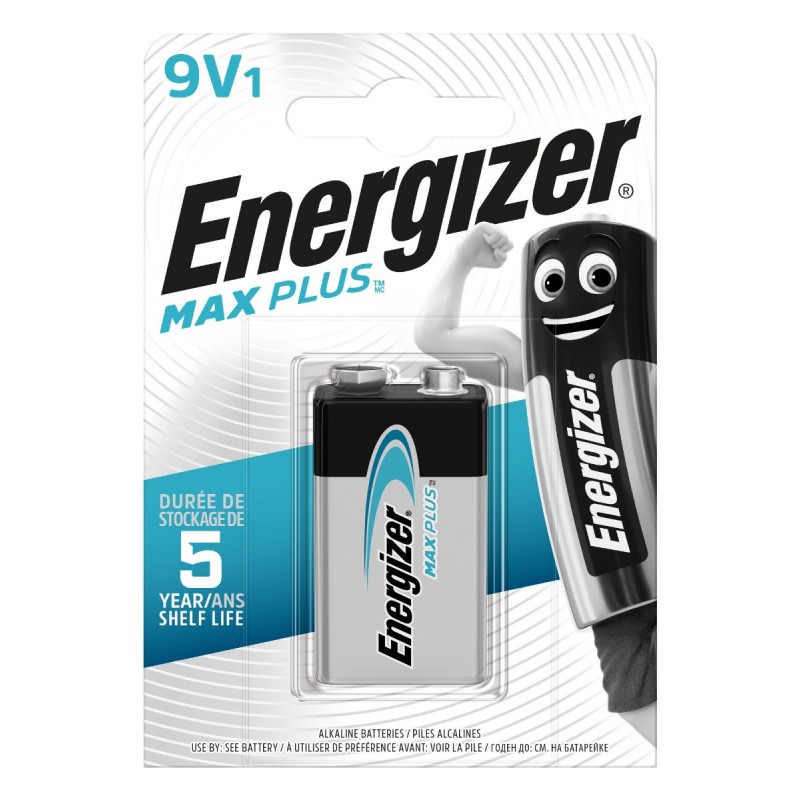 Energizer Max Plus Alkaline 9V (BL1)