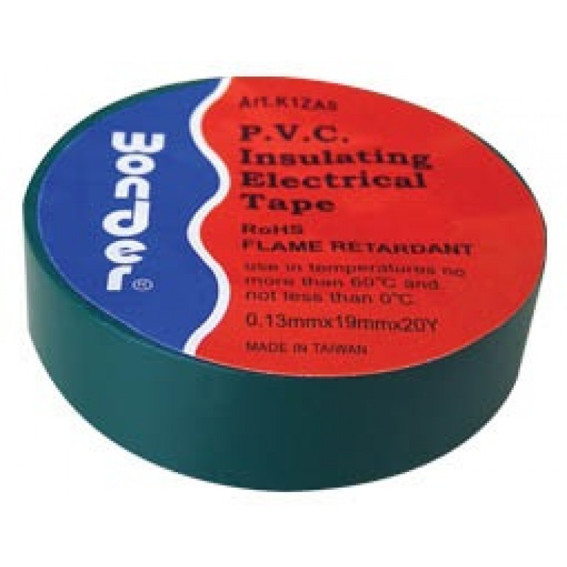 Insulating electrical Tape WONDER Green